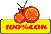 логотип Сеть соковых баров «100% СОК»