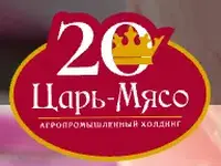 Логотип компании "Царь мясо"