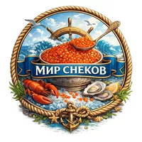 Логотип компании "МИР СНЕКОВ"